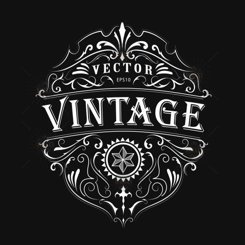 Set of Antique Frame SVG PNG EPS Whiskey Label Vintage Engrave - Etsy