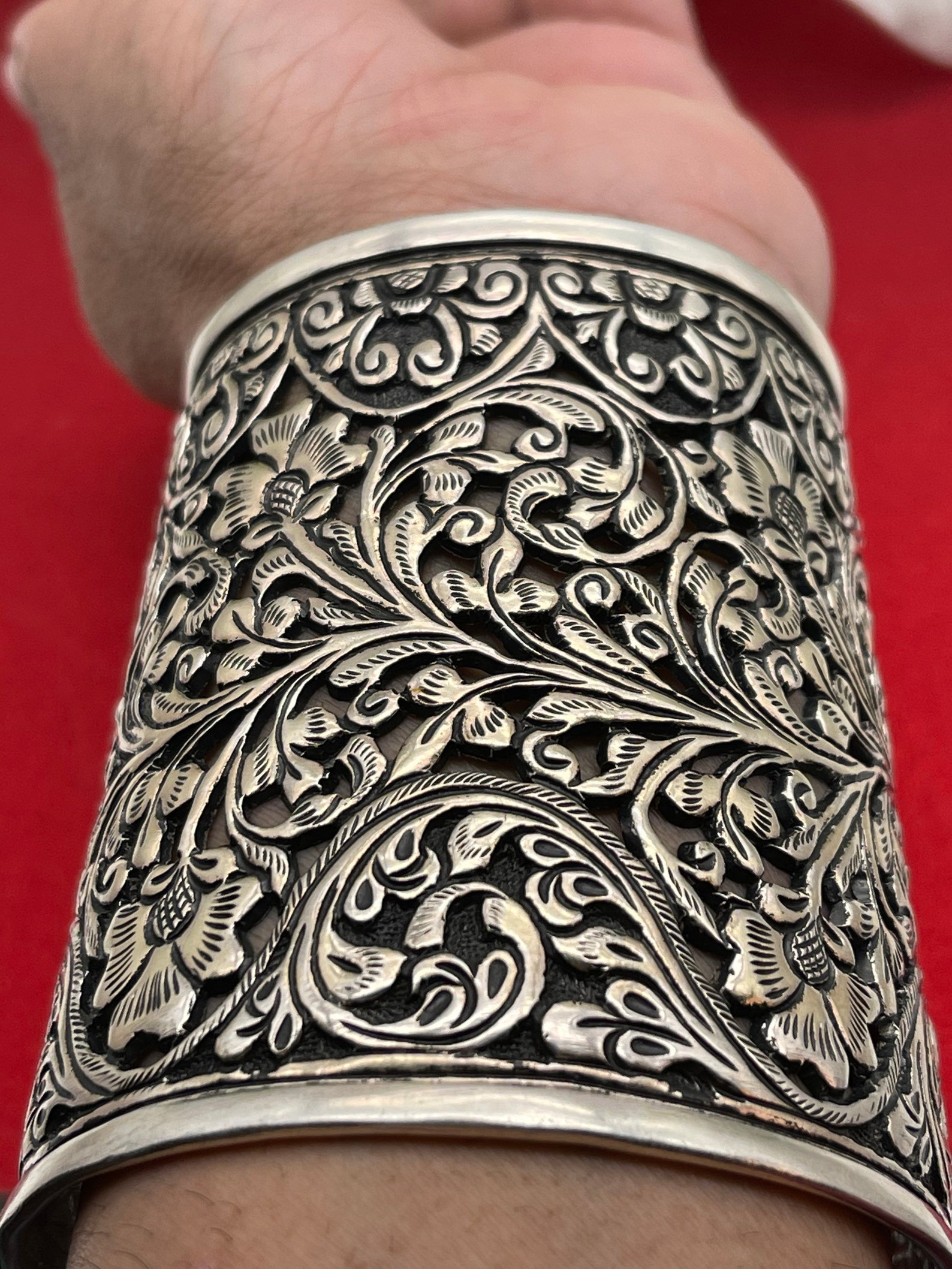 Indian traditional large size cuff bracelet/tribal Etsy