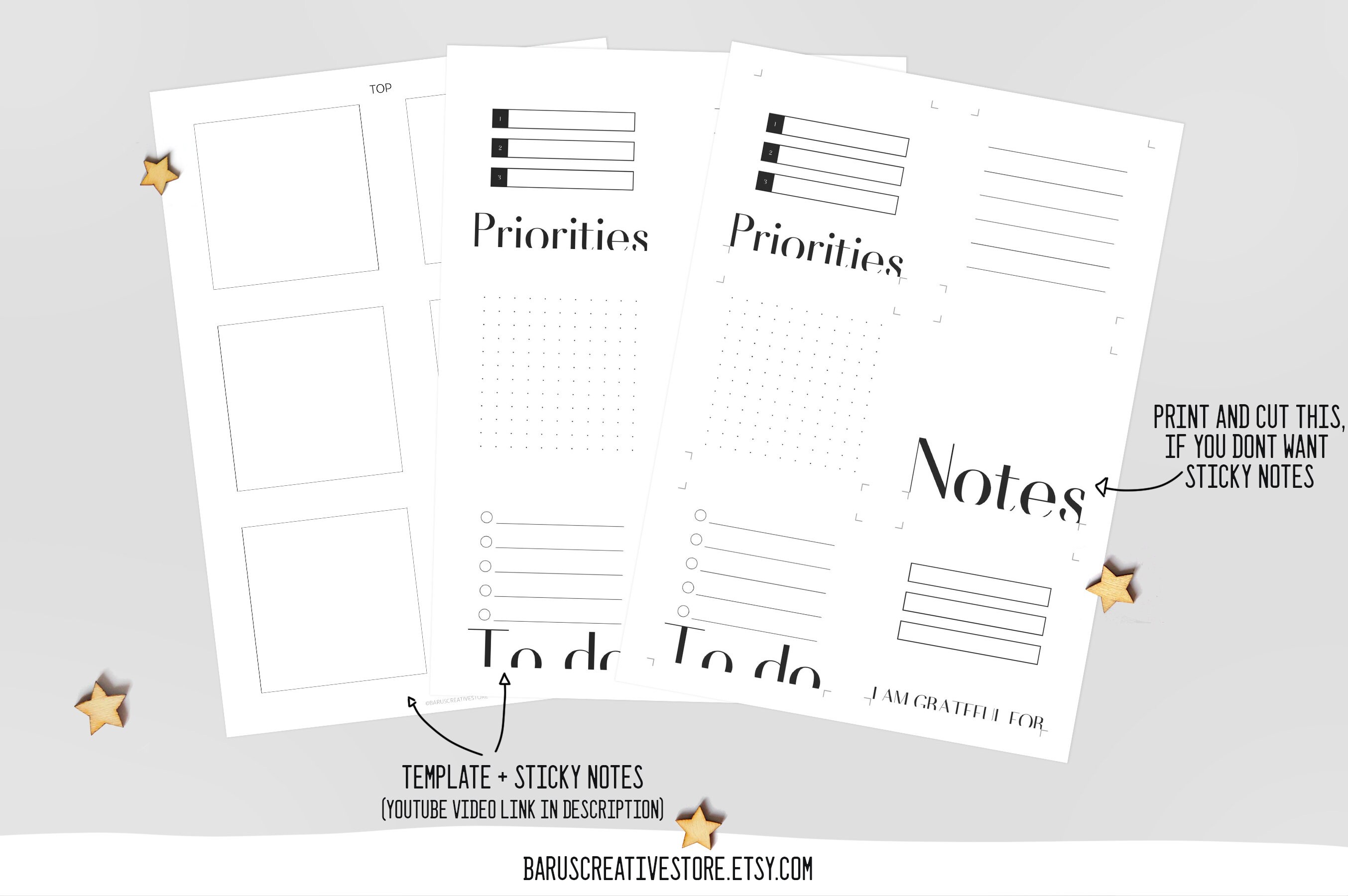 Sticky Notes Printable Planner Sticky Notes Instant Etsy sticky-notes-printable-planner-sticky-notes-instant-etsy