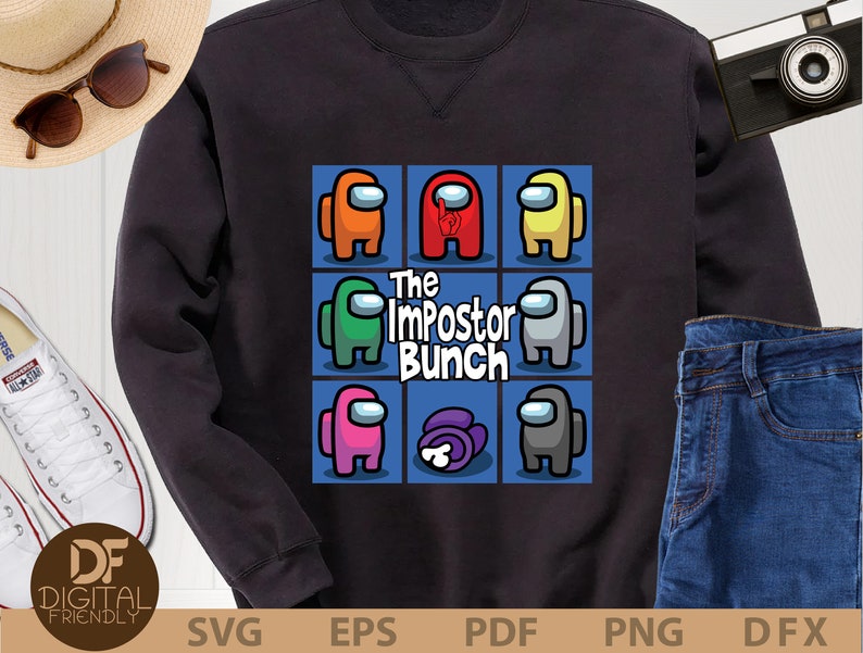 Among Us Imposter Bunch Svg Imposter Crewmate Among Us Svg Sus To Me Crewmate Imposter Among Us Gamer Svg Among Us Fan PNG Sublimate Cricut