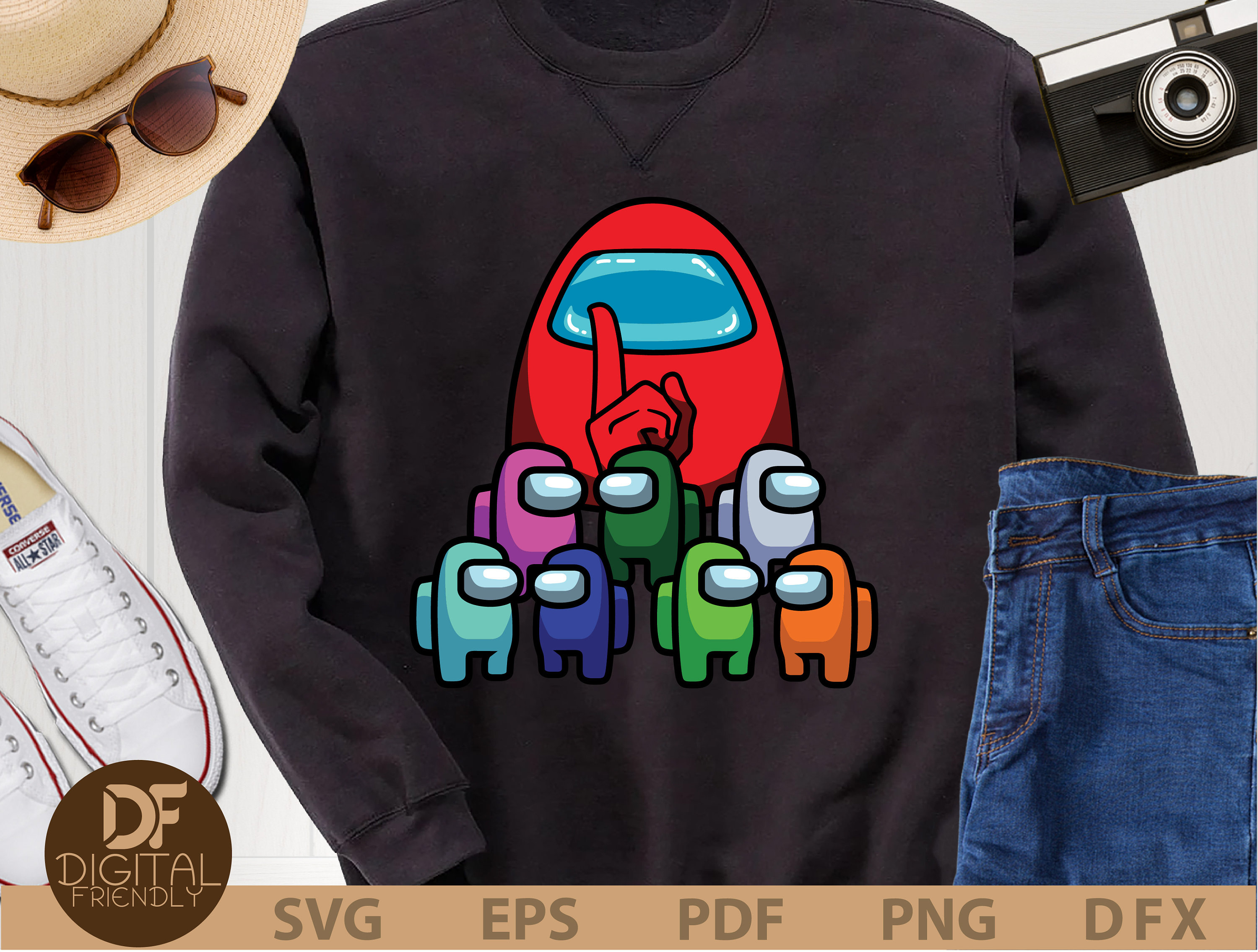 Among Us Shhh Shhhh Svg I Can Explain Trust No One Among Us | Etsy