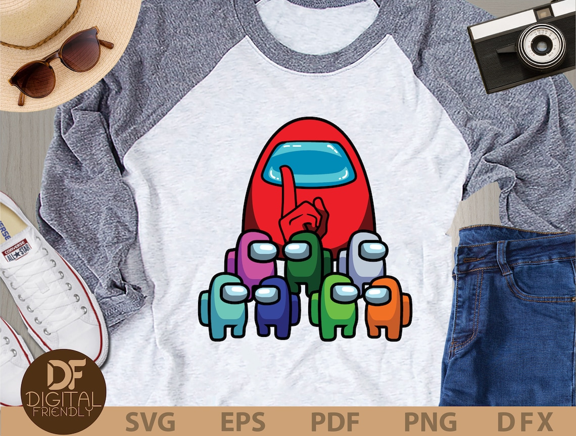 Among Us Shhh Shhhh Svg I Can Explain Trust No One Among Us | Etsy