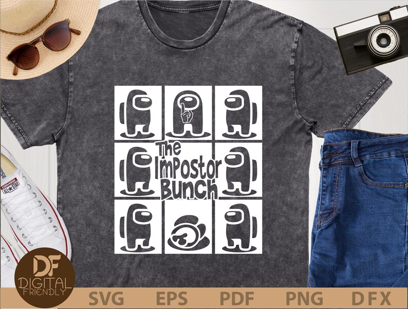 Among Us Imposter Bunch Svg Imposter Crewmate Among Us Svg Sus To Me Crewmate Imposter Among Us Gamer Svg Among Us Fan PNG Sublimate Cricut