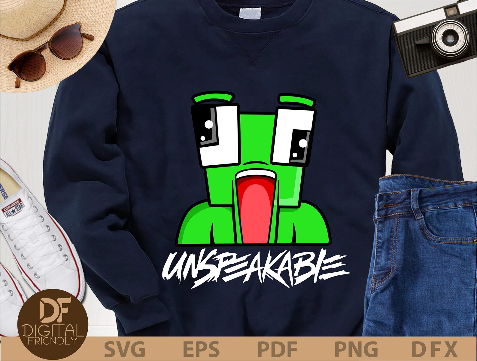 Unspeakable Unspeakable SVG Un Speak Frog Dead T Shirt Kids Etsy