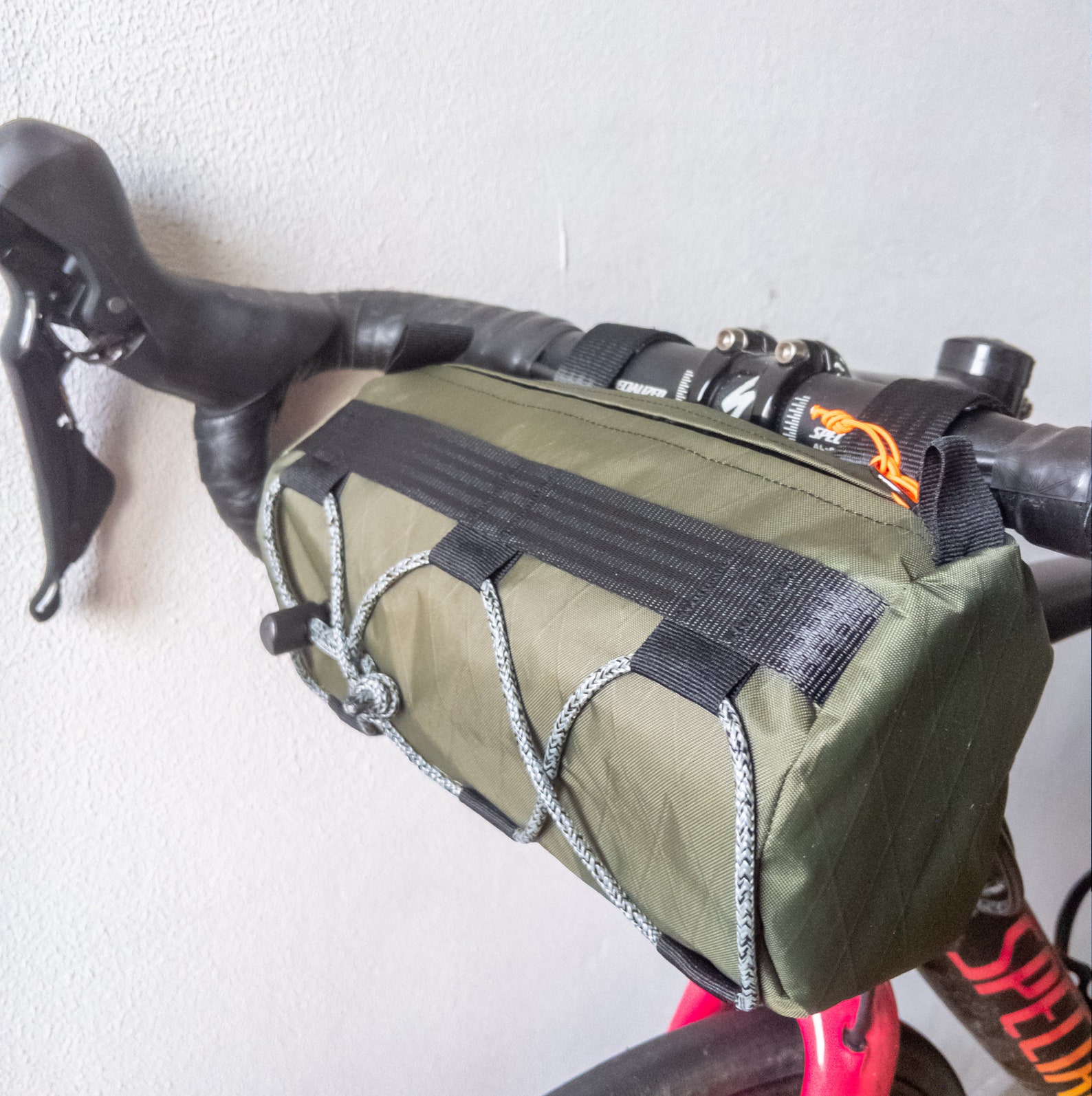 VAGABON BAGS Burrito Bike Handlebar Bag Olive Bike Etsy