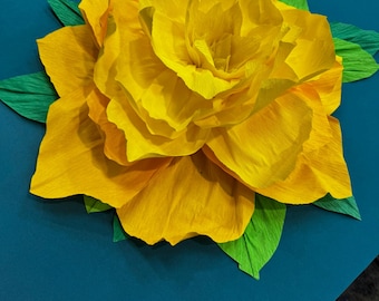 Gigantic Paper Lotus Flower: Table Centerpiece (18-24 inches wide!)
