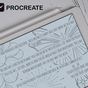 100+ Fine Line and Tiny Tattoo Procreate Stamps, Brush Set - Etsy