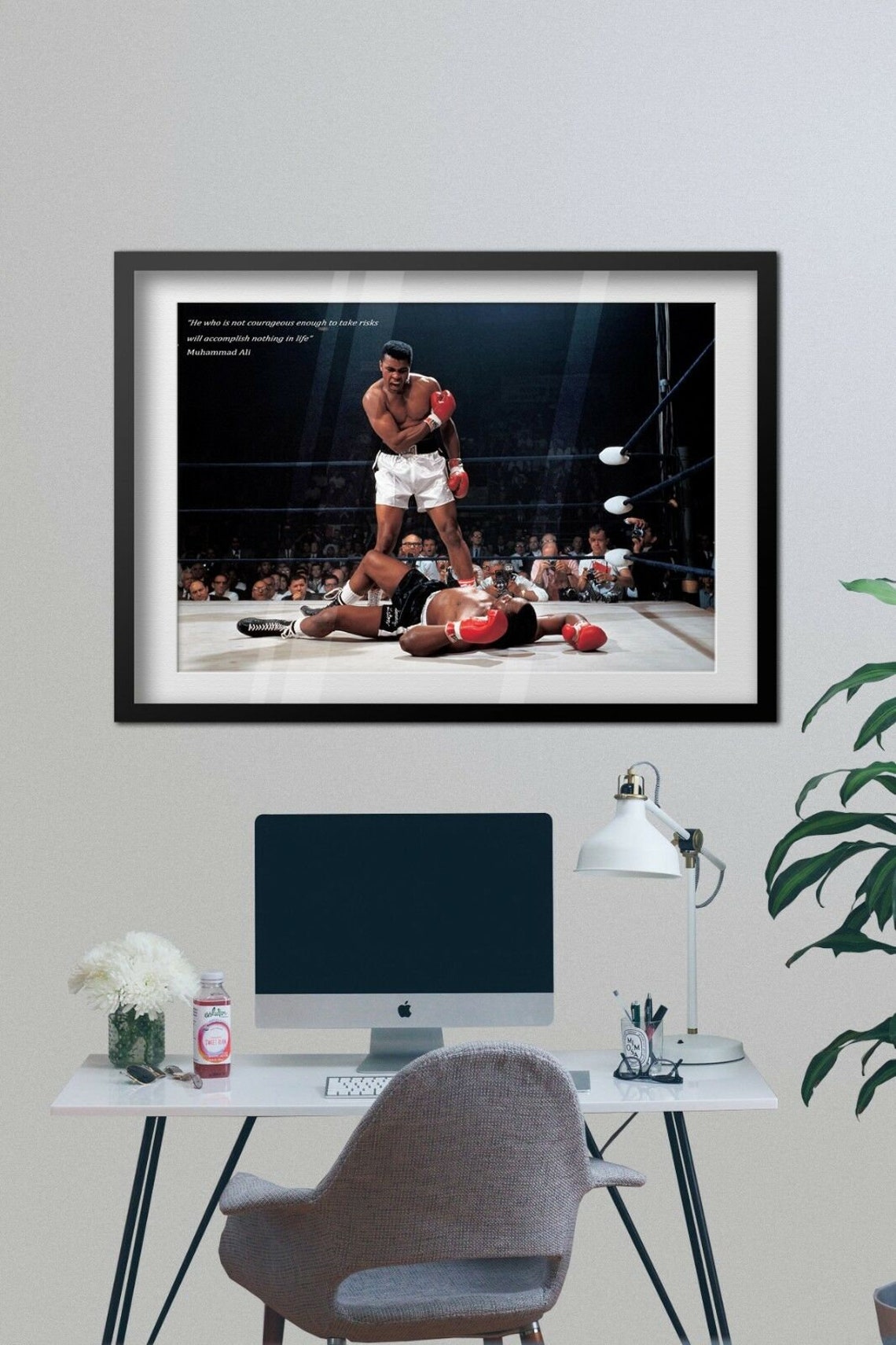 Muhammad Ali Inspirational Poster Boxing Motivational Art | Etsy