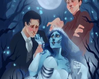 Corpse Bride Tim Burton Painting
