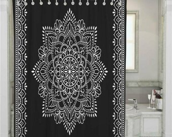 Shower Curtain - Mandala Design