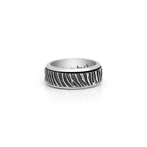 Zebra Spin shops Ring for Men & Women