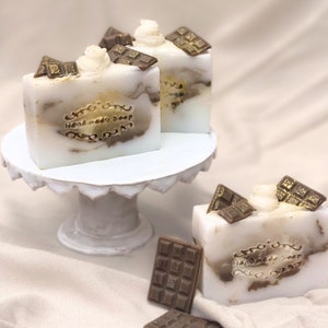 Chocolate soap - sweet hand soap with a pleasant chocolate scent