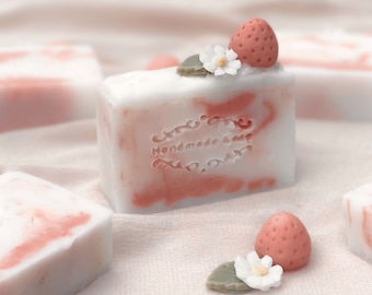 Soap strawberry - fruity spring soap with a pleasant strawberry scent