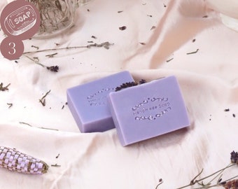 Handseife Lavendel 3er Pack - Lavendelseife aus Glycerin
