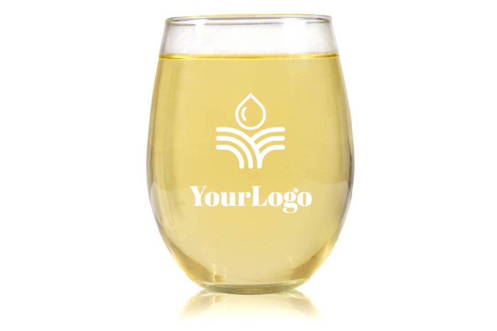 Set of 12 Corporate Wine Glasses Custom Logo Laser Engraved Etsy