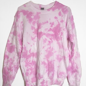Cotton Candy Tie Dye Sweatshirt | Customizable Tie Dye Sweatshirt | Tie Dye Sweatshirt | Tie Dye Loungewear