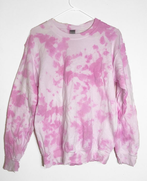 Cotton Candy Tie Dye Sweatshirt Customizable Tie Dye Sweatshirt