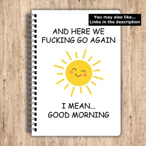 Things I Can't Say Out Loud in Meetings, Funny Rude Notebooks, Funny Personalised Notebook, Personalised Gifts, Work Gifts, Secret Santa immagine 7