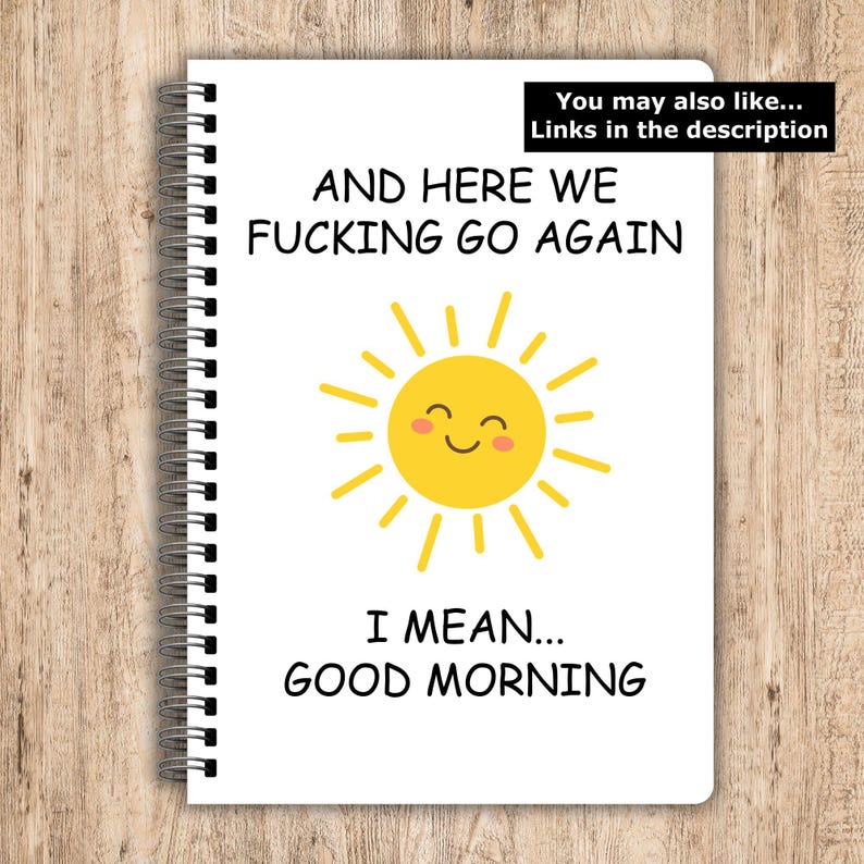 Things I Can't Say Out Loud in Meetings, Funny Rude Notebooks, Funny Personalised Notebook, Personalised Gifts, Work Gifts, Secret Santa immagine 7