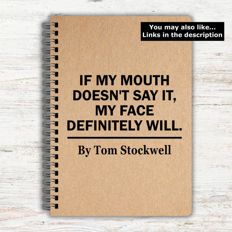 Things I Can't Say Out Loud in Meetings, Funny Rude Notebooks, Funny Personalised Notebook, Personalised Gifts, Work Gifts, Secret Santa immagine 14
