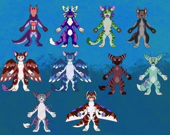 Multi-Species Furry Adoptables - Set 4