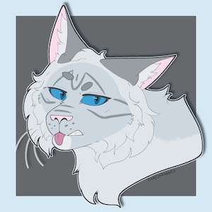 Commission Warrior Cat Icon/Bust