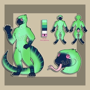 Flauschige Schlange - Fursona Adopt