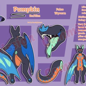 Detailed Ref Sheet Fursona