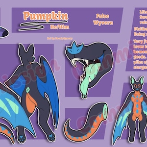 Detailed Ref Sheet Fursona