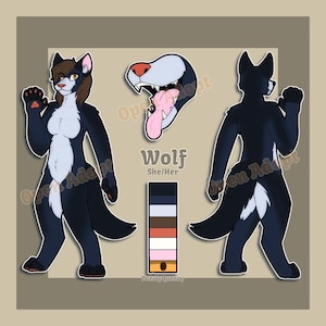 Basic Fursona Charakter Referenz