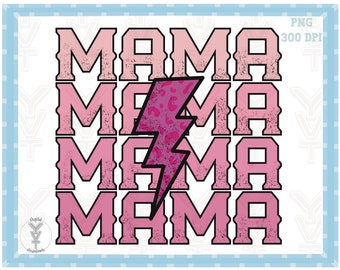 Mama png Design, trendy PNG Sublimations, Baseball png, T-Shirt Design Sublimation Downloads