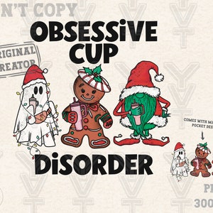 Obsessive Cup Disorder Funny Stanley Cup Inspired SVG, PNG Download