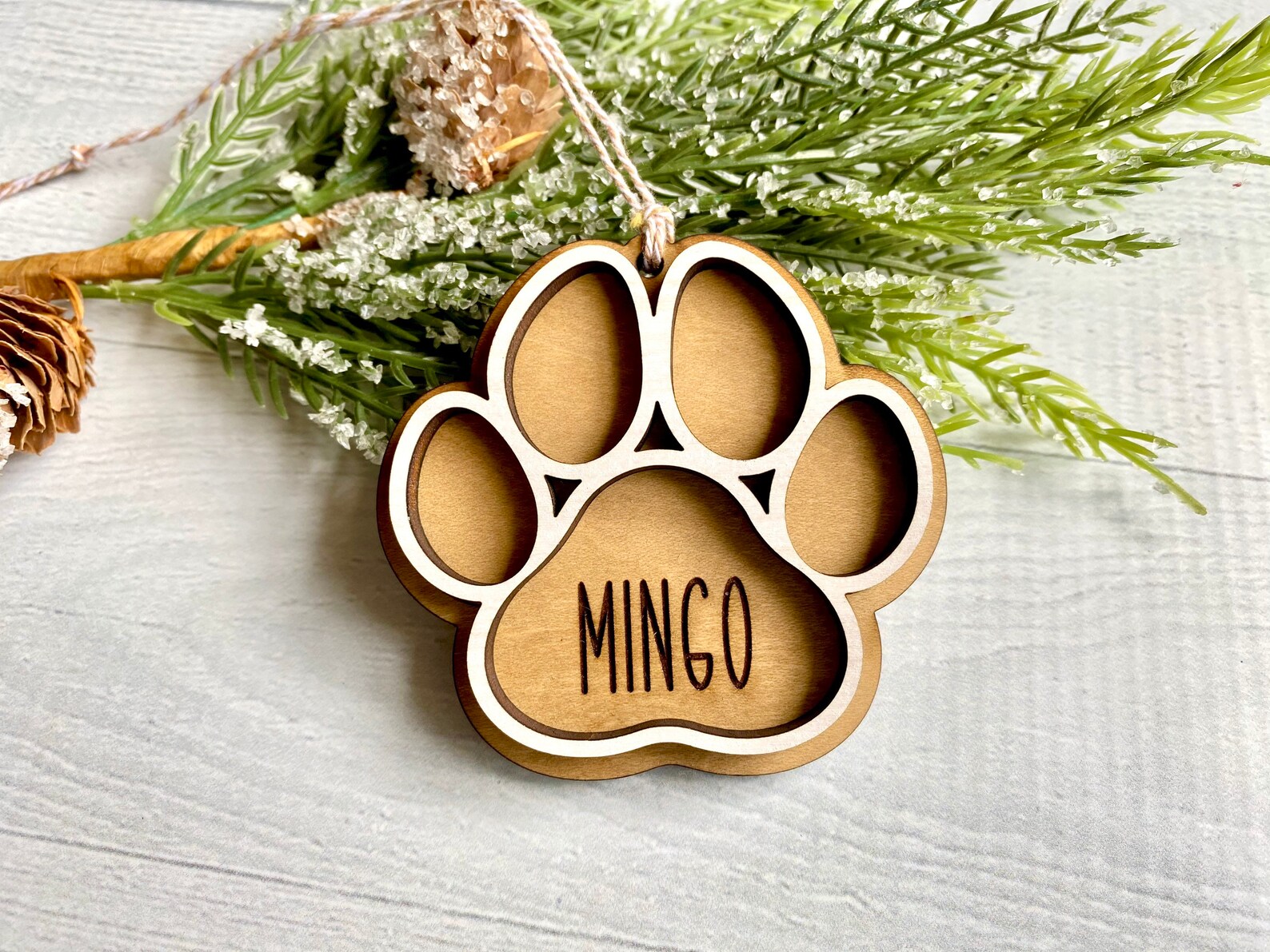 Dog Christmas Ornament Puppy Ornament Christmas Gift for Etsy
