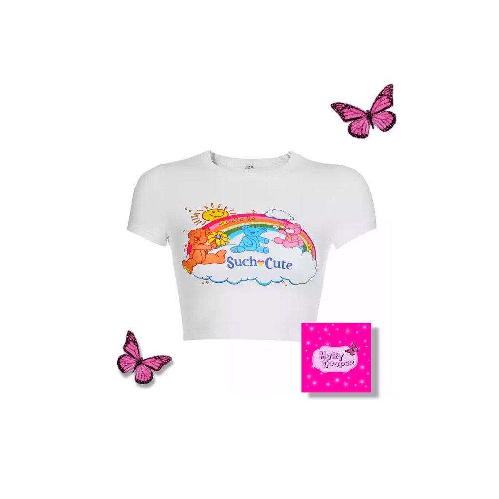 care bear crop top
