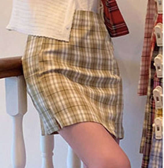 Pink plaid skirt brandy cheap melville