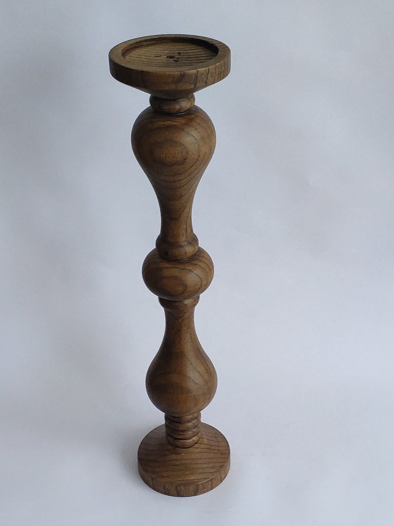 Wooden Candle Holder Centerpiece Decor Boho Decor Etsy