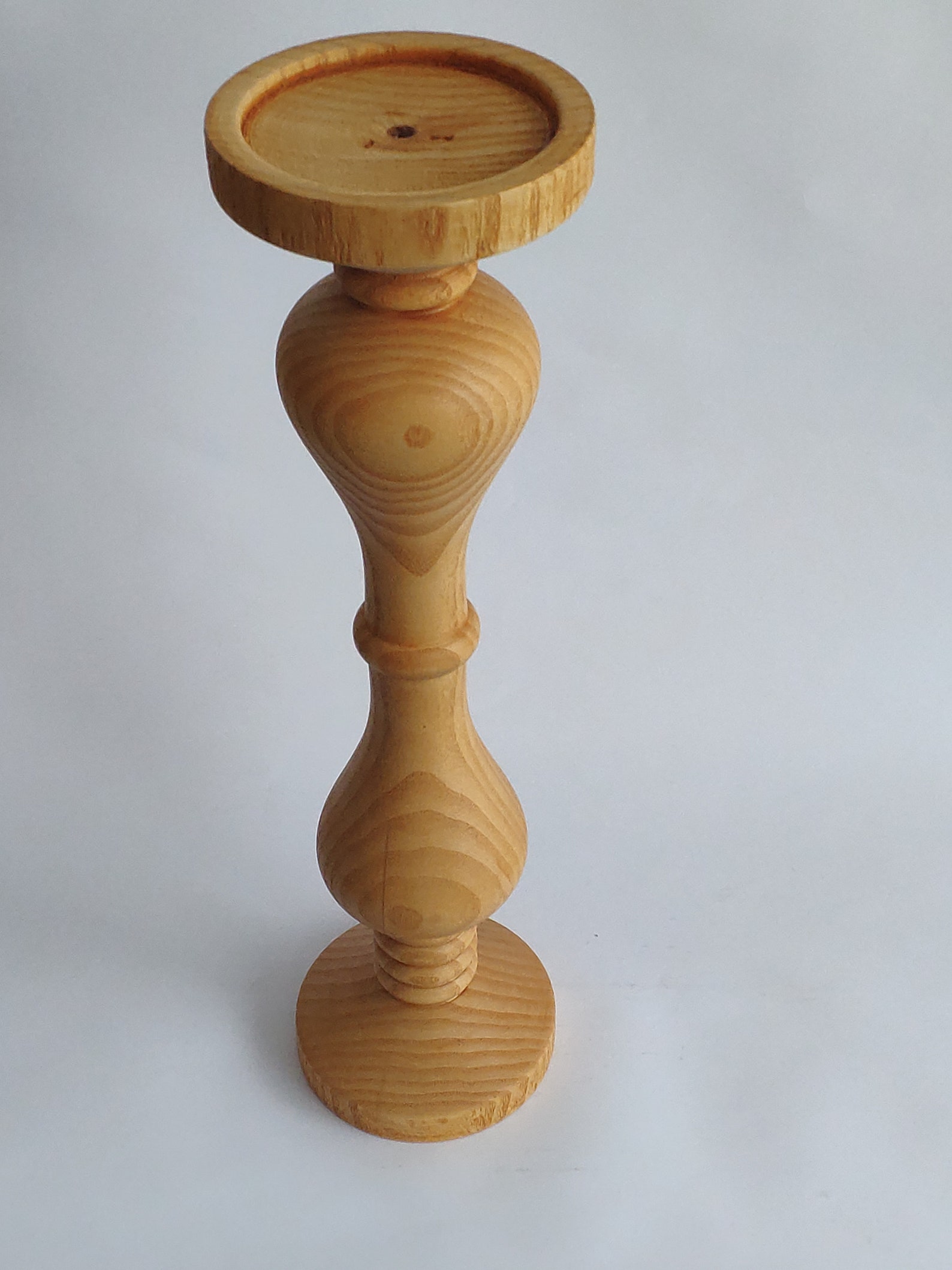 Wooden Candle Holder Centerpiece Decor Boho Decor Etsy