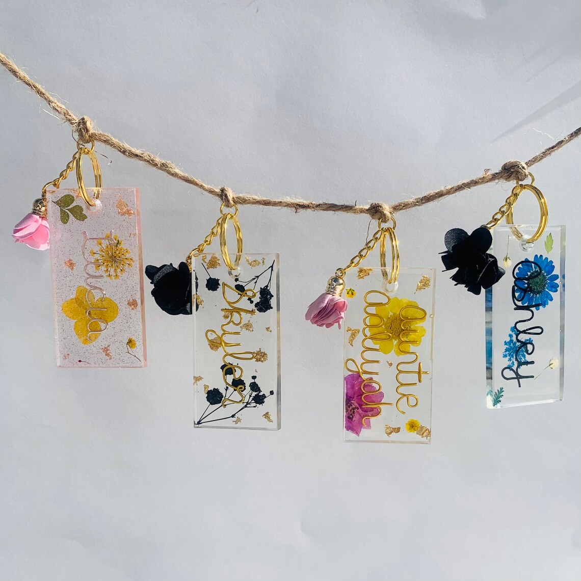 Custom Resin Keychain Etsy