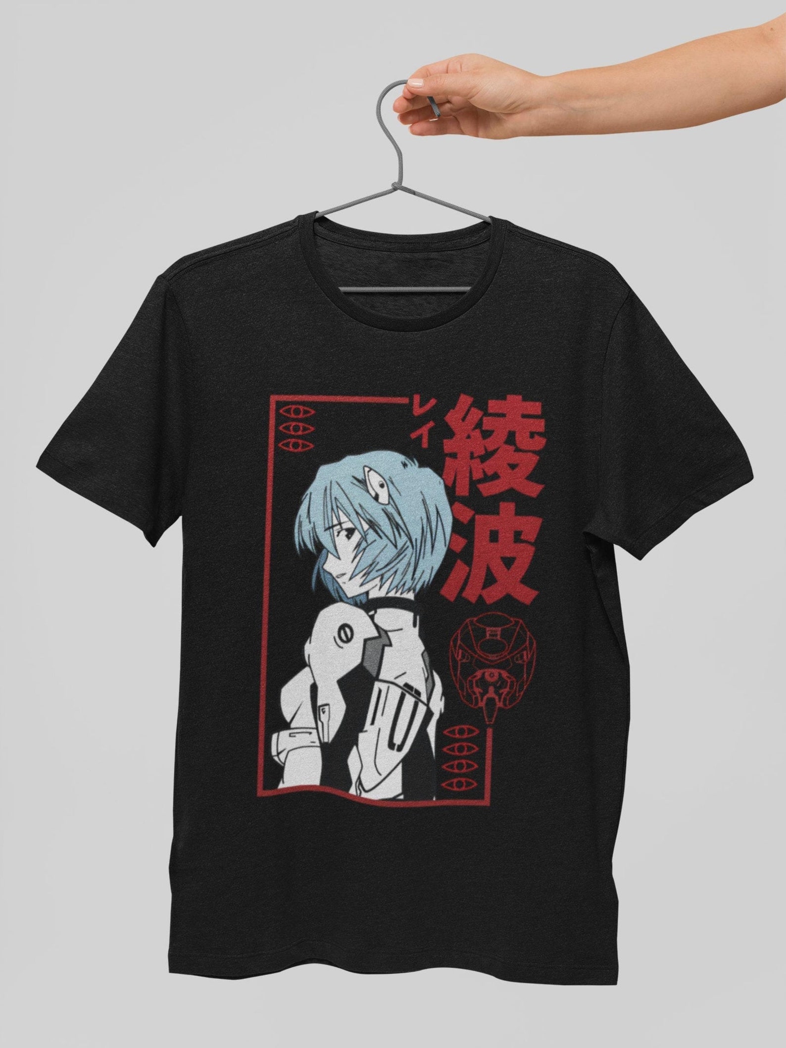 rei ayanami t shirt bershka