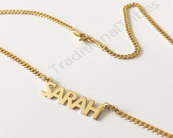 Sterling Name Necklace, Nameplated Jewelry, Personalized Gift, Necklace for Women, Mom Gift, Minimalist Necklace