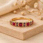 Ruby Stacking Rings