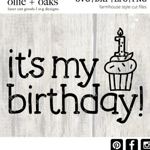 Es ist mein 1. Geburtstag SVG - ersten Geburtstag SVG - handgezeichnete Geburtstag Kuchen Svg - Geburtstag Svg - schneiden Dateien für Cricut Svg