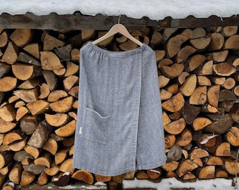 Linen Women's Sauna Kilt.