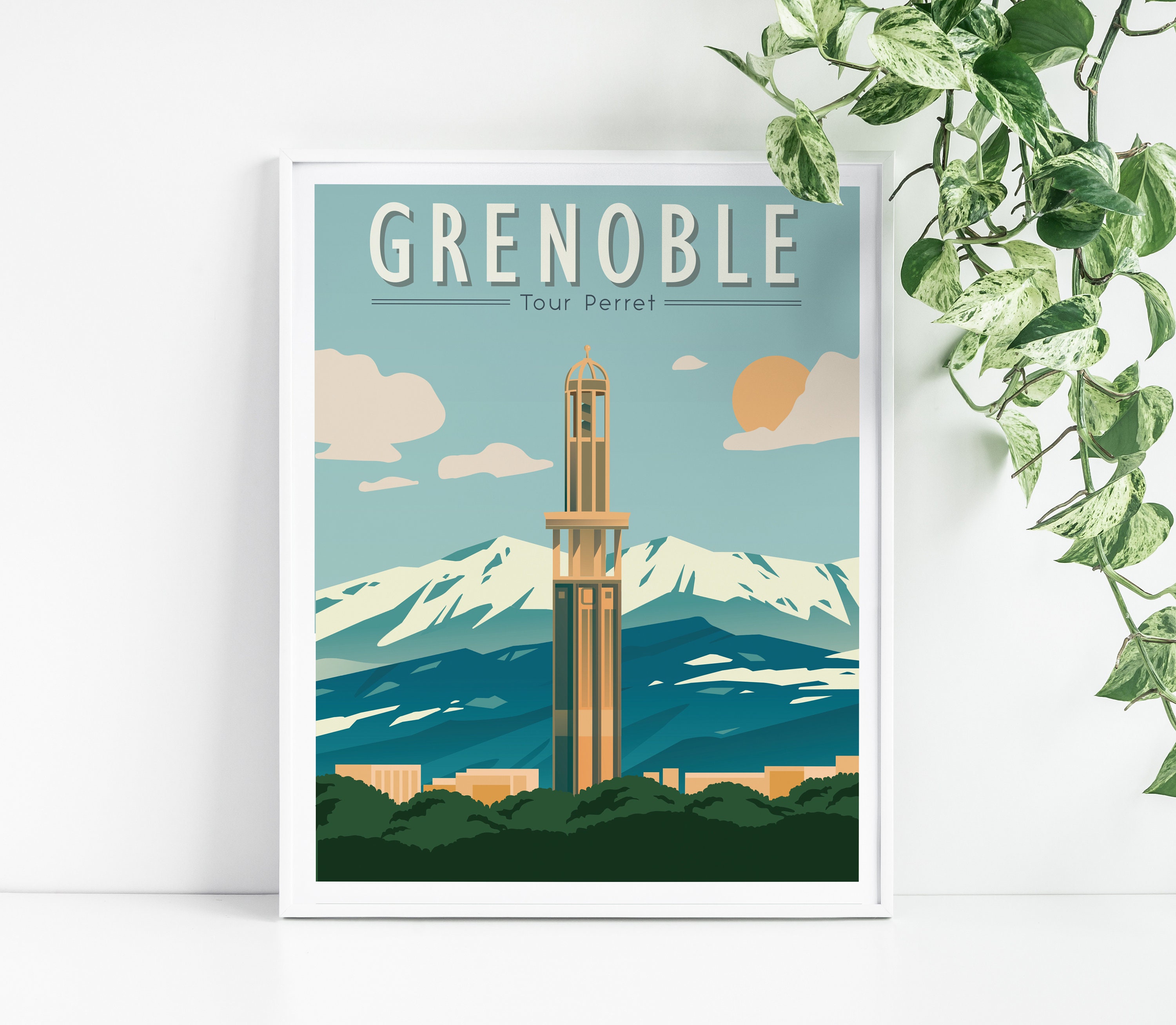 Affiche de Grenoble - La Tour Perret