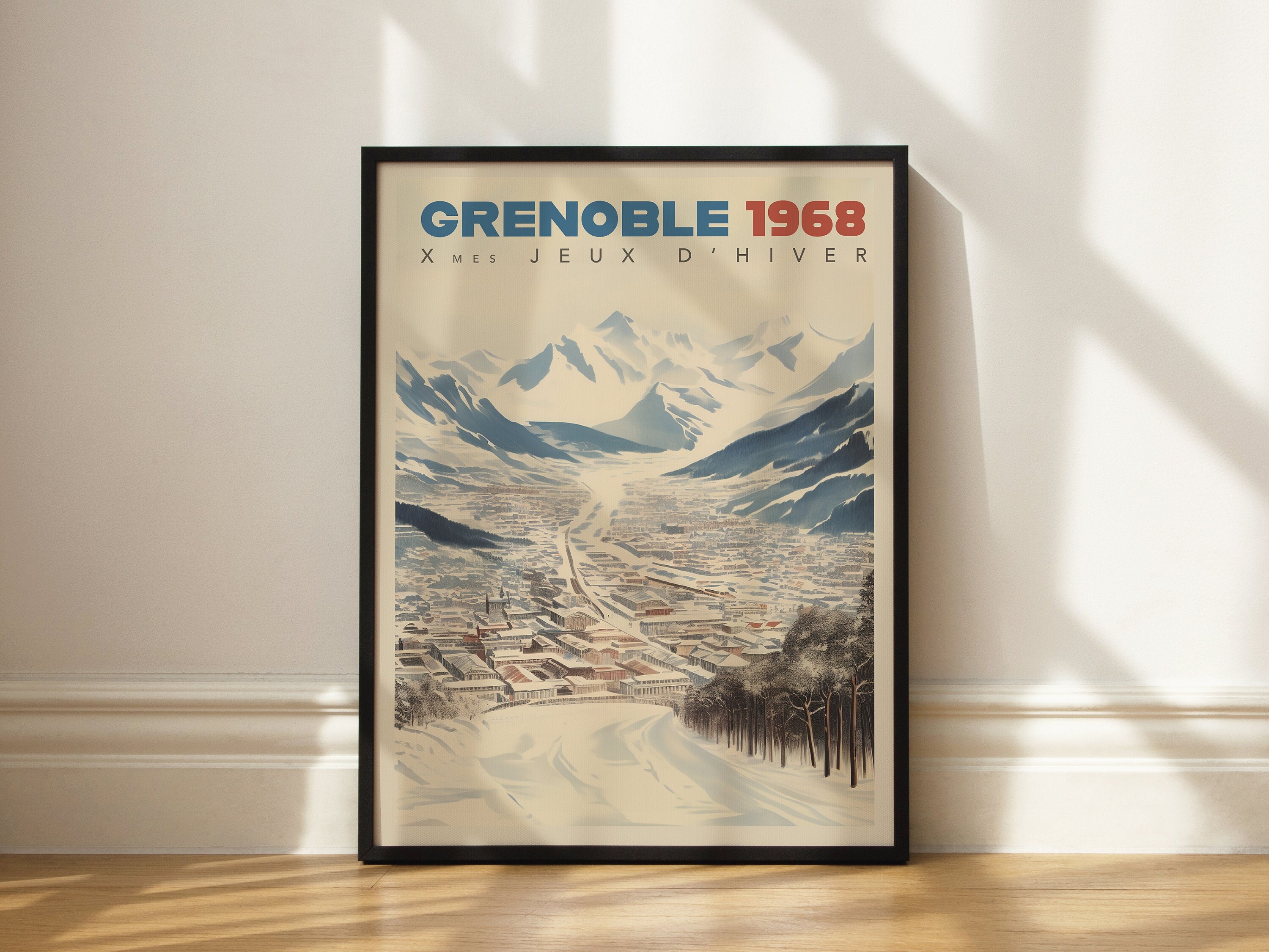 Alain Perceval. Chamrousse. Jeux olympiques d'hiver