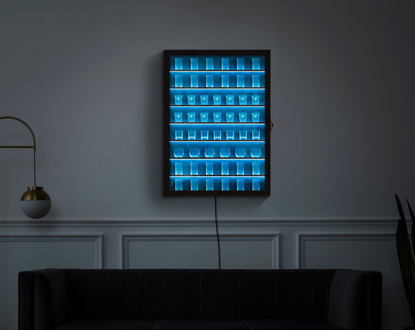 Shot Glass Stand, Bar Display, Shot Glass Display Case With Door, Shot ...