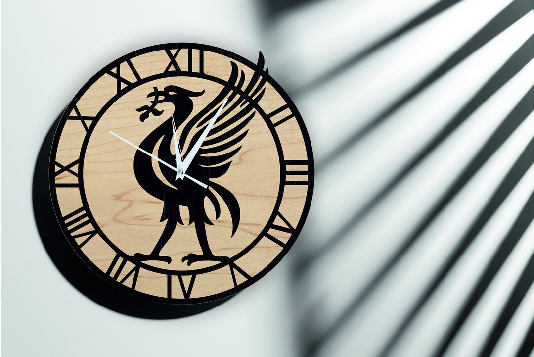 Liverpool Clock, Liverpool Wood Clock, Handmade Wood Clock, Liverpool