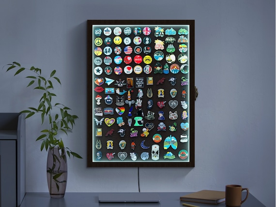 Display Board for Collectibles Pin, Pin Display Case, Dustproof