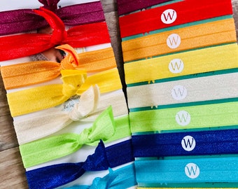 Autism support Hair ties | Bracelets | Gift Set | Elastic Band Emotion Communication & Mental Health - Wave-bands Ties - Complete Set