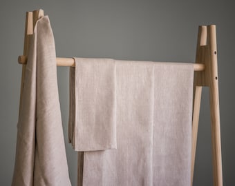 Pure linen bath towel, sauna towel, beach towel, body towel- 100x165cm/70x140cm/40x80cm - made by Alma Linum